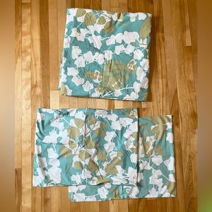 West Elm Queen duvet and shams